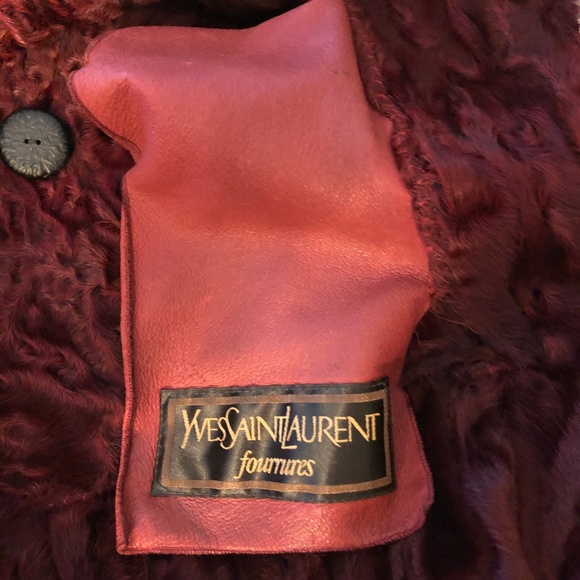 REVERSIBLE COAT VINTAGE SAINT LAURENT SIZE SMALL